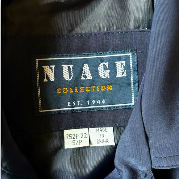 Nuage Lightweight Lined Rain Jacket, Wind Resistant Sm, Navy, Ex Condition - Picture 3 of 14